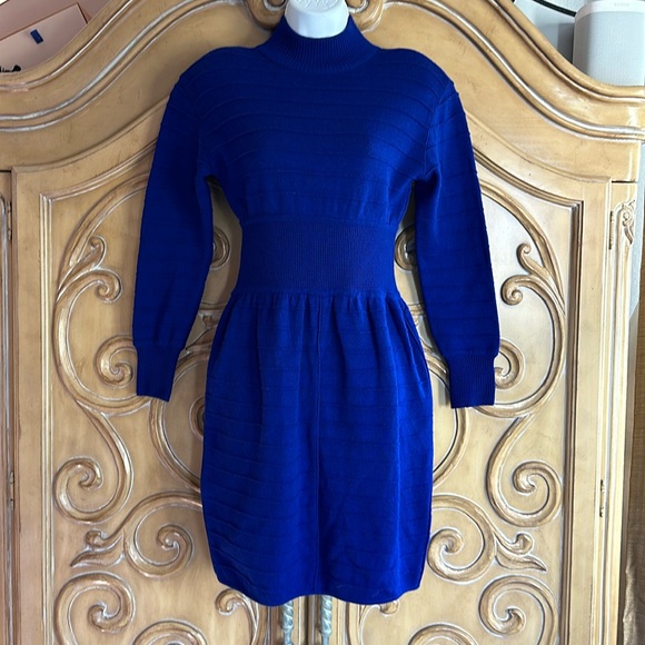 Adrienne Vittadini Dresses & Skirts - Adrienne Vittadini Blue Sweater Dress